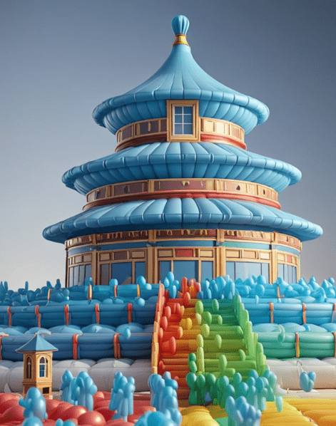 五彩故宫